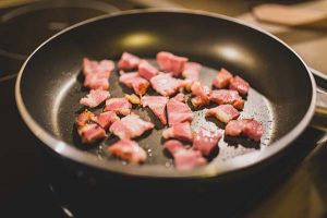 Kochen mit Bratpfanne