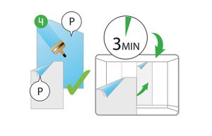 Fototapeten anbringen Schritt 4.1