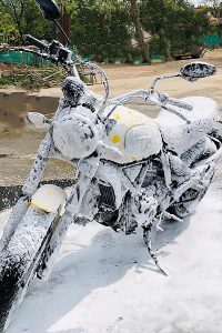 Fahrrad & Motorrad mit Hochdruckreiniger waschen