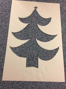 schablone weihnachtsbaum