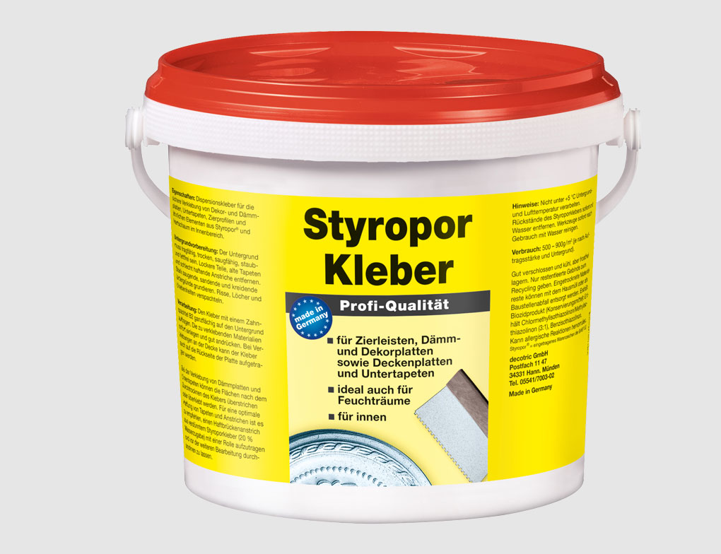 Styroporkleber - Klebstoff - Kleister / Kleber - Malerbedarf & Tapeten