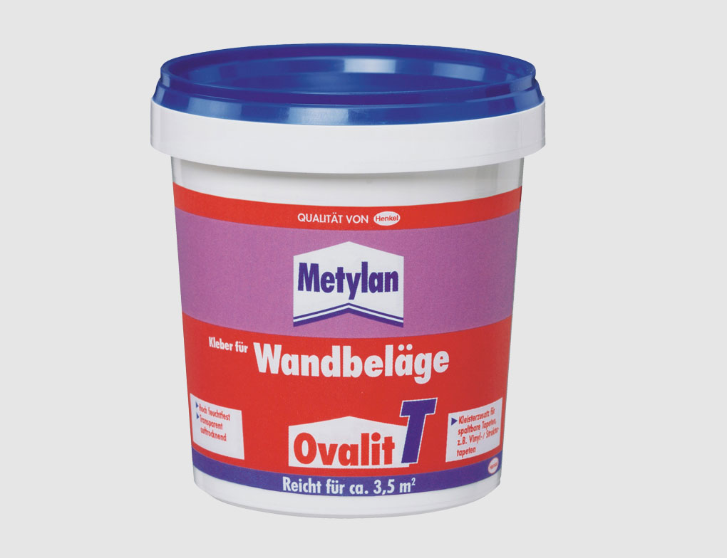 Metylan Ovalit Wandbelagskleber - Tapetenkleister - Kleister / Kleber -  Malerbedarf & Tapeten | Tapetenkleister