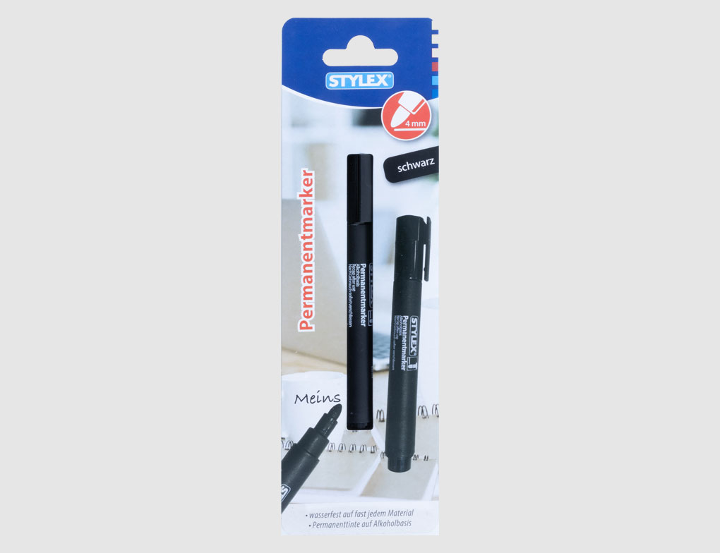 Permanentmarker Schwarz