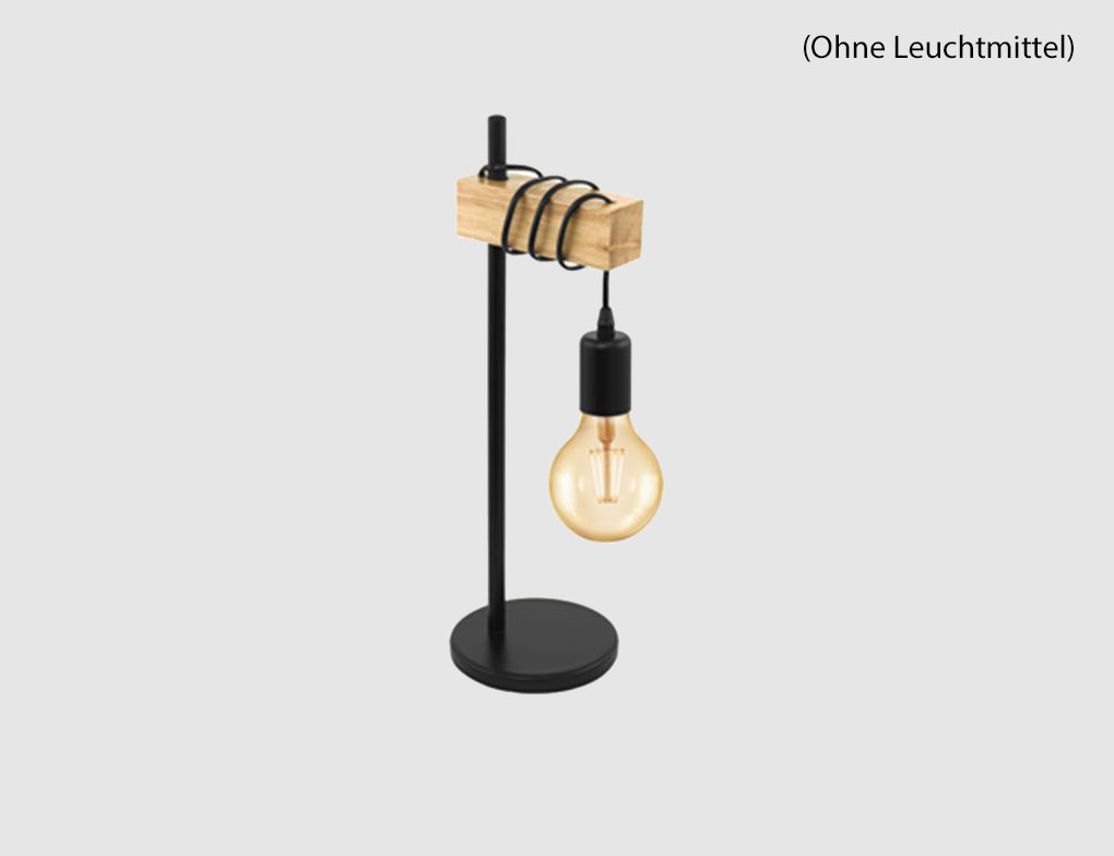 tischlampe led holz