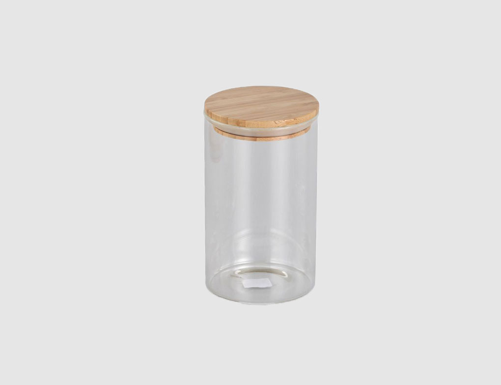 Vorratsglas mit Bambusdeckel 1000ml - Vorratsdosen - Kochen / Backen -  Haushalt & Wohnen