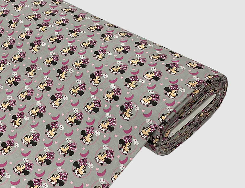 Minnie Maus Jersey Disney Stoffe Lizenzstoffe Jersey Stoff Disney
