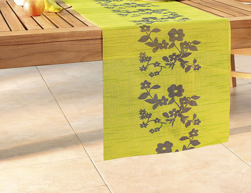 Tischläufer Baltrum Grün - Wohntextilien - Tischdecken - Gardinen &  Textilien