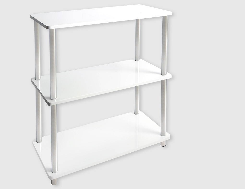 2x Tegometall Regalsäulen 140 Cm – Weiße Ständer Für Tego, Eden, Alpos, Vendox & Mago