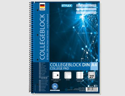 Spiralblock liniert