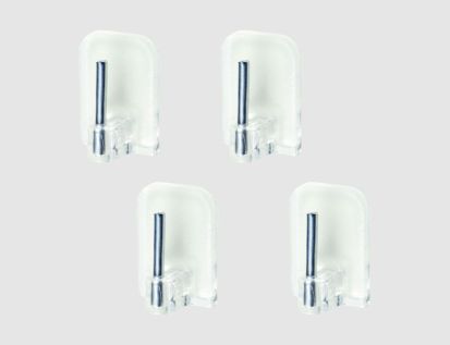 Klebehaken Transparent
