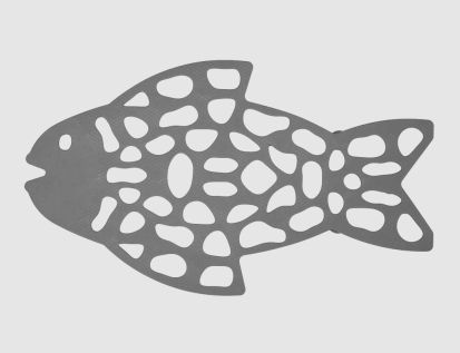 Antislip Fisch 34x20 cm