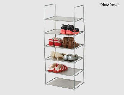 Schuhregal Grau 43 x 100 x 29