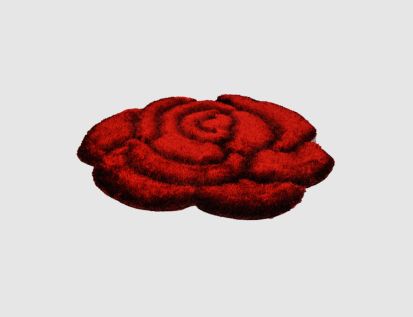 Teppich Rose 3D