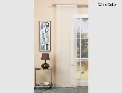 Schiebevorhang Miento silber