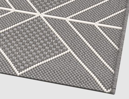 In und Outdoor Teppich Pia grau