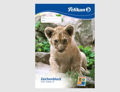 Pelikan Zeichenblock A3 weiß