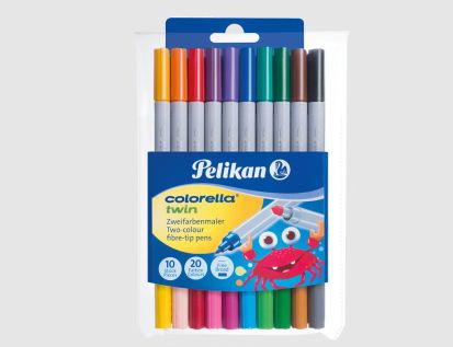 Pelikan Fasermaler Twin 10 Farben