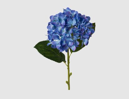 Kunstblume Hortensie blau