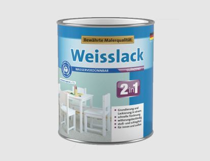 Weißlack 2in1 Glänzend