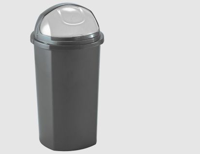 Abfallbehälter Roll top Grau
