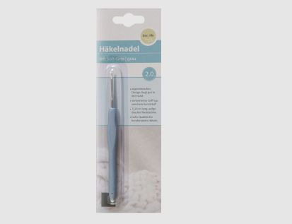 Häkelnadel Grau 2 mm
