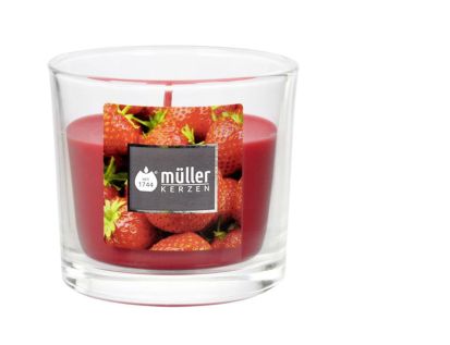 Duft-Kerzenglas Erdbeere