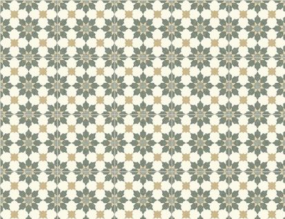 PVC Artemis Grün, Beige
