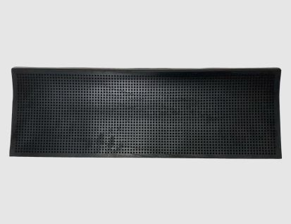 Gummimatte Schwarz 25 x 75 cm