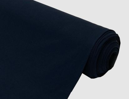 Bündchenstoff Uni Dunkelblau