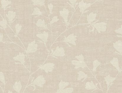 Vliestapete Blume Beige