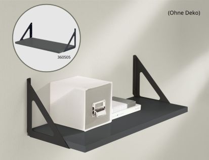 Regal Triangolo Anthrazit/Schwarz 60 cm