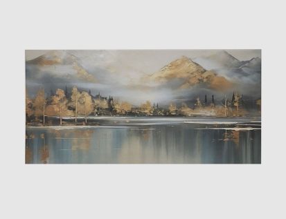 Bild Herbstnebel am See