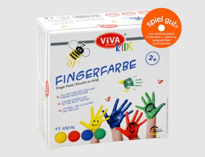 Fingerfarbe Basic 4er Set