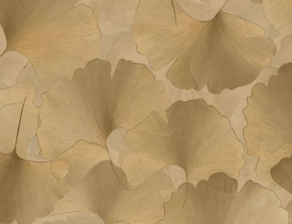 Vliestapete Blume Bronze