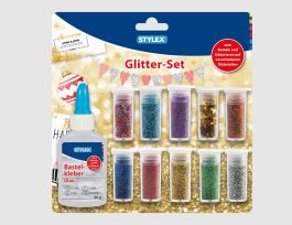 STYLEX Glitter-Set 11-teilig