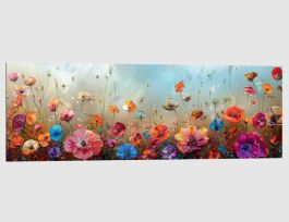 Bild Vibrant Field 90x30cm