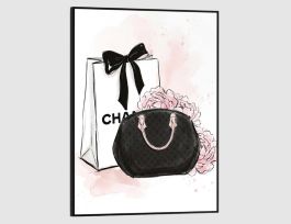 Bild Slim Frame Black Fashion Bags 30x40cm