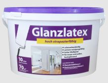 Latexfarbe Weiß hochglanz