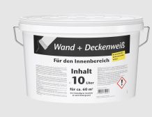 Wand und Deckenweiß 10L
