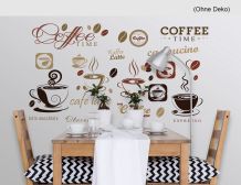 Wandtattoo Kaffeewelt