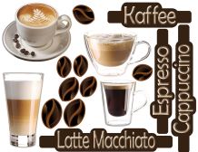 Wandtattoo Coffeetime 3D