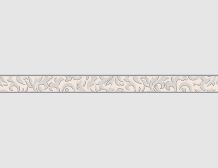 Tapetenborte Vinyl Stil Silber
