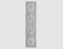 Schiebevorhang Circles grau