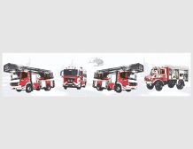 Tapetenborte Feuerwehr