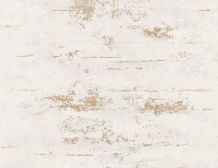 Vliestapete Beige Gold