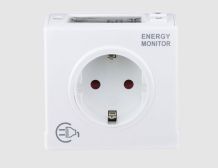 Energiemessgerät Digital Weiß