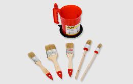 Pinsel-Pott-Set mit Griff