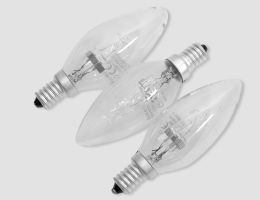 Halogen Kerze E14, 3er Pack