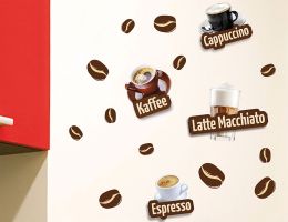 Wandtattoo Coffeetime 3D