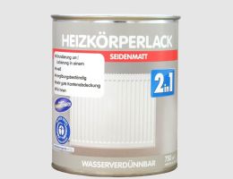 Heizkörperlack 2in1 seidenmatt weiß